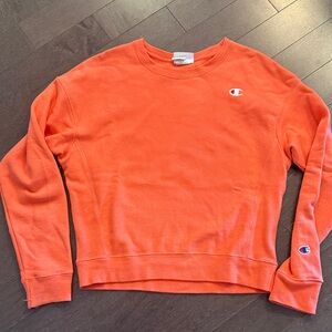 Champion Women’s Vibrant Orange Crewneck Sweater